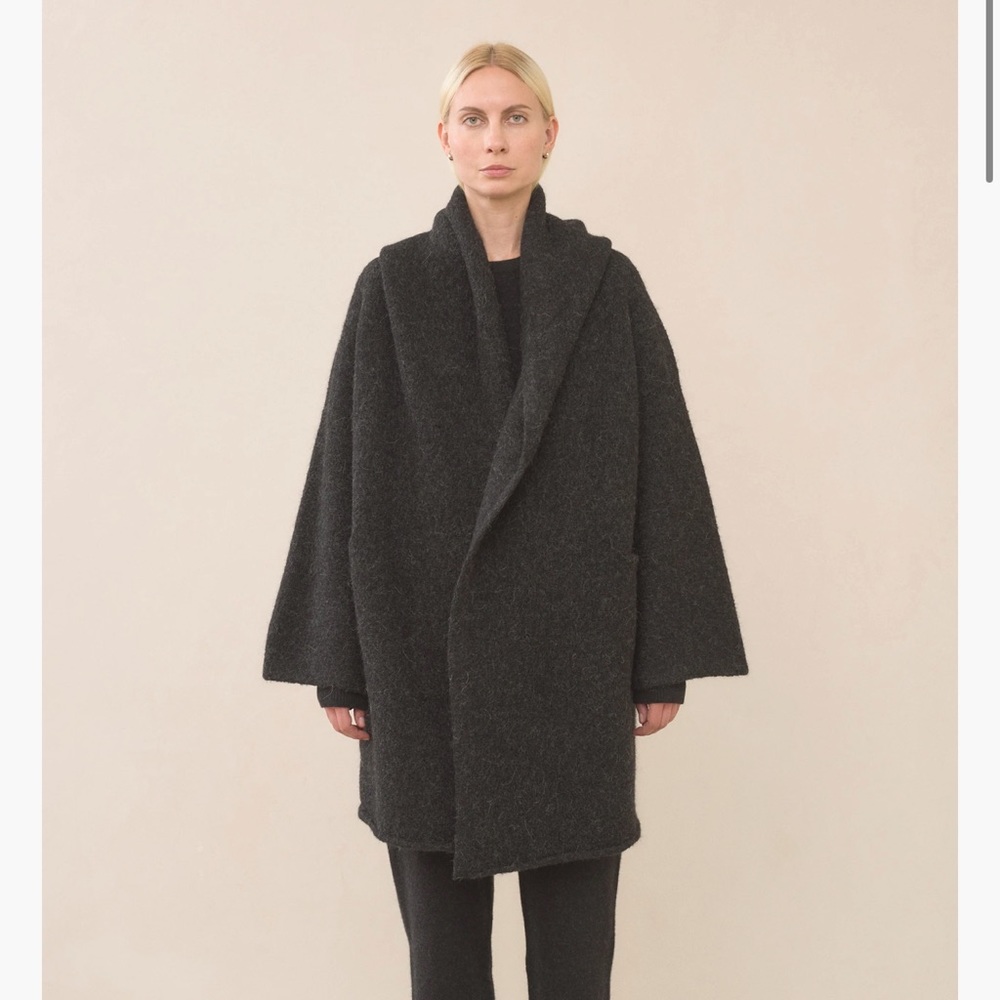 Lauren Manoogian Capote Coat O/S - Grey